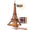 Rolife Büyük Eyfel Kulesi 3D Ahşap Puzzle - LED Model Yapı Seti