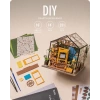 Rolife DIY Minyatür Rahat Mutfak Ev Seti