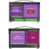 S300 - Mini-ITX PC Oyun Kasası S300 Black