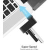 SABRENT 3 Bağlantı Noktalı Alüminyum Mini USB 3.0 Hub [Döndürülebilir] (HB-R3MB)