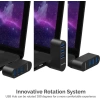 SABRENT 3 Bağlantı Noktalı Alüminyum Mini USB 3.0 Hub [Döndürülebilir] (HB-R3MB)