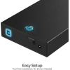 SABRENT USB 3.0 - SATA Harici Sabit Sürücü Lay-Flat Bağlantı İstasyonu