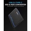 SABRENT USB 3.2 Tip C M.2 PCIe NVMe + SSD ve HDD Dönüştürücü [DS-UCMH]