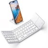 Samsers Touchpadli Katlanabilir Bluetooth Klavye BT x 1 Frost Silver