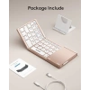 Samsers Touchpadli Katlanabilir Bluetooth Klavye BT x 1 Rose Gold