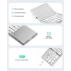 Samsers Touchpadli Katlanabilir Bluetooth Klavye Frost Silver