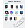 Samsers Touchpadli Katlanabilir Bluetooth Klavye Frost Silver
