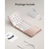 Samsers Touchpadli Katlanabilir Bluetooth Klavye Rose Gold