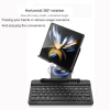 Samsung Galaxy Z Fold 4/5 için MOAITO Masa için Ayarlanabilir Stand Keyboard Set Black