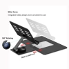 Samsung Galaxy Z Fold 4/5 için MOAITO Masa için Ayarlanabilir Stand Keyboard Set Black