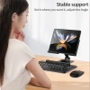 Samsung Galaxy Z Fold 4/5 için MOAITO Masa için Ayarlanabilir Stand Keyboard Set Black