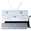 SIKAI CASE Manyetik Standlı Katlanabilir Bluetooth Klavye White