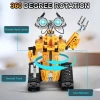 Sillbird STEM Uzaktan ve APP Kontrollü Robot Oyuncak Yellow