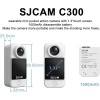 SJCAM C300 4K30FPS 20MP Mini Aksiyon Kamerası C300P White
