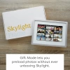 Skylight 10 Inc Dijital Resim Çerçevesi - Dokunmatik - Telefon Kontrollü, Gümüş