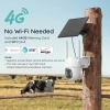 Solar Kablosuz Güvenlik Kamerası Dış Mekan 2K 4G