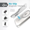 Speck ClickLock MagSafe iPhone 15 Kılıfı Clear/Chrome Finish/Serene Silver