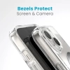 Speck ClickLock MagSafe iPhone 15 Kılıfı Clear/Chrome Finish/Serene Silver