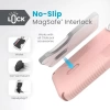 Speck ClickLock MagSafe iPhone 15 Kılıfı Dahlia Pink/Rose Copper/White