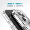 Speck MagSafe iPhone 15 Pro Max Kılıfı Clear/Chrome Finish/Serene Silver