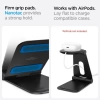 Spigen iPhone 13/12 AirPod Pro/3Mag Fit S MagSafe Şarj Cihazı/Telefon Standı Black