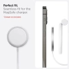 Spigen iPhone 13/12 AirPod Pro/3Mag Fit S MagSafe Şarj Cihazı/Telefon Standı White