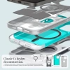 Spigen iphone 15 Pro Manyetik Klasik C1 MagFit Kılıf Bondi Blue