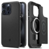 Spigen iPhone 15 Pro Max Manyetik Mag Armor MagFit Kılıf Matte Black