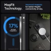 Spigen iPhone 15 Pro Max Manyetik Mag Armor MagFit Kılıf Matte Black