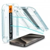 Spigen iPhone 15 Pro Max Temperli Cam Ekran Koruyucu [GlasTR EZ FIT] - 2li Paket
