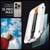 Spigen iPhone 15 Pro Max Temperli Cam Ekran Koruyucu [GlasTR EZ FIT] - 2li Paket