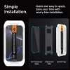 Spigen Temperli Cam Ekran Koruyucu [GlasTR EZ FIT - Privacy] iPhone 15 Plus iPhone 16 Pro Max
