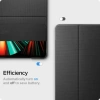Spigen Liquid Air Folio iPad Pro 12.9 inch Kılıf - Siyah Black