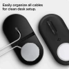 Spigen MagFit Duo 2in1 MagSafe & Apple Watch ile Uyumlu Stand Dock Ünitesi Siyah