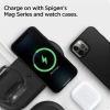 Spigen MagFit Duo 2in1 MagSafe & Apple Watch ile Uyumlu Stand Dock Ünitesi Siyah