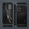 Spigen Rugged Armor Galaxy S21 Ultra Kılıf - Matte Black