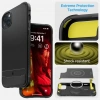 Spigen Rugged Armor (MagFit) iPhone 14 İçin Kılıf (2022) - Mat Siyah