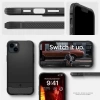 Spigen Rugged Armor (MagFit) iPhone 14 İçin Kılıf (2022) - Mat Siyah