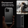 Spigen Rugged Armor MagFit iPhone 16 Pro Kılıf iPhone 16 Pro Matte Black