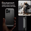 Spigen Rugged Armor MagFit iPhone 16 Pro Max Kılıf iPhone 16 Pro Max Matte Black