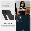 Spigen Slim Armor CS iPhone 14 İçin Kılıf (2022)  Black