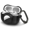 Spigen Tag Armor Duo AirTag Uyumlu Airpods Pro Kılıf Matte Black