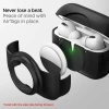 Spigen Tag Armor Duo AirTag Uyumlu Airpods Pro Kılıf Matte Black