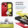 Spigen Tough Armor [Ekstra Koruma Teknolojisi] iPhone 13 Kılıf Kırmızı