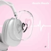 Spigen Ultra Hybrid PRO Airpods Max Kılıf z_Doodle Hearts Black Pink