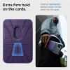 Spigen Valentinus (MagFit) İphone 14, 13, 12 için Manyetik Cüzdan Kartlık 2 Kartlı PU Purple