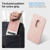 Spigen Valentinus (MagFit) İphone 14, 13, 12 için Manyetik Cüzdan Kartlık 3 Kartlı Fabric Rose Gold