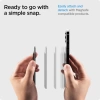 Spigen Valentinus (MagFit) İphone 14, 13, 12 için Manyetik Cüzdan Kartlık 3 Kartlı PU Black