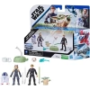 STAR WARS Mission Fleet Grogu & Luke & Ahsoka Action Figür Seti