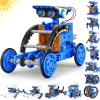 STEM 13ü 1 Arada Eğitim Güneş Enerjili Robot Oyuncak Dark Blue